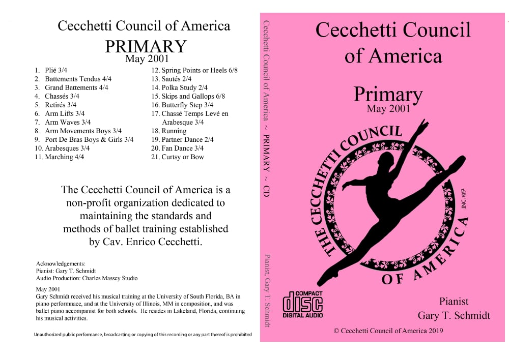 Primary I CD - Cecchetti Council of America