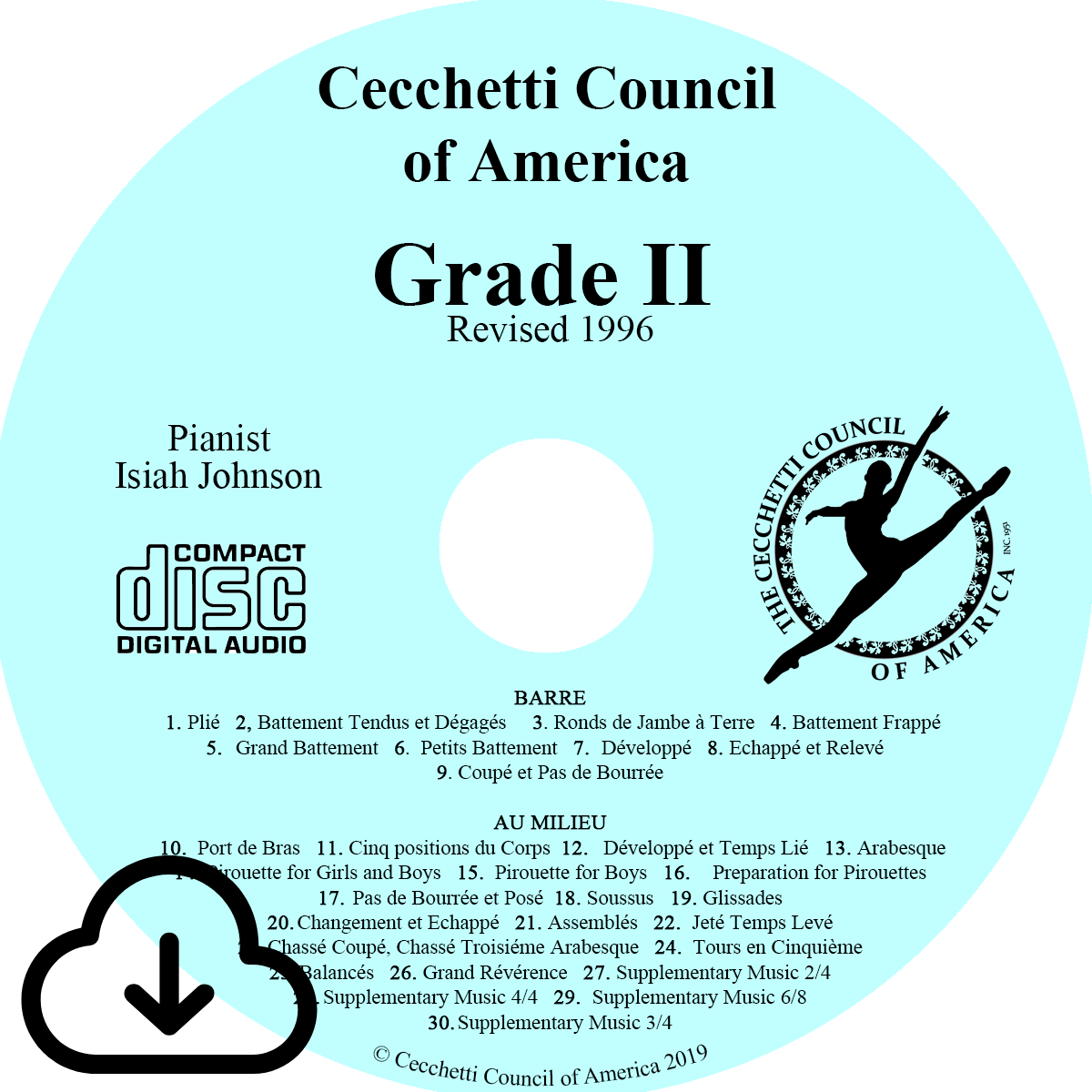 Grade II CD (Digital Download) - Cecchetti Council of America